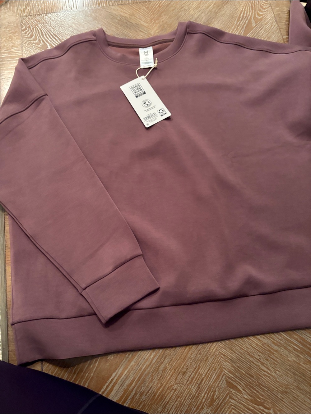 Women's Crewneck Sweatshirt - Mauve Plum